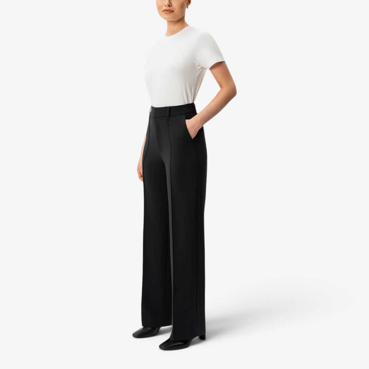 Gisele™ Straight-Leg Pressed Trousers