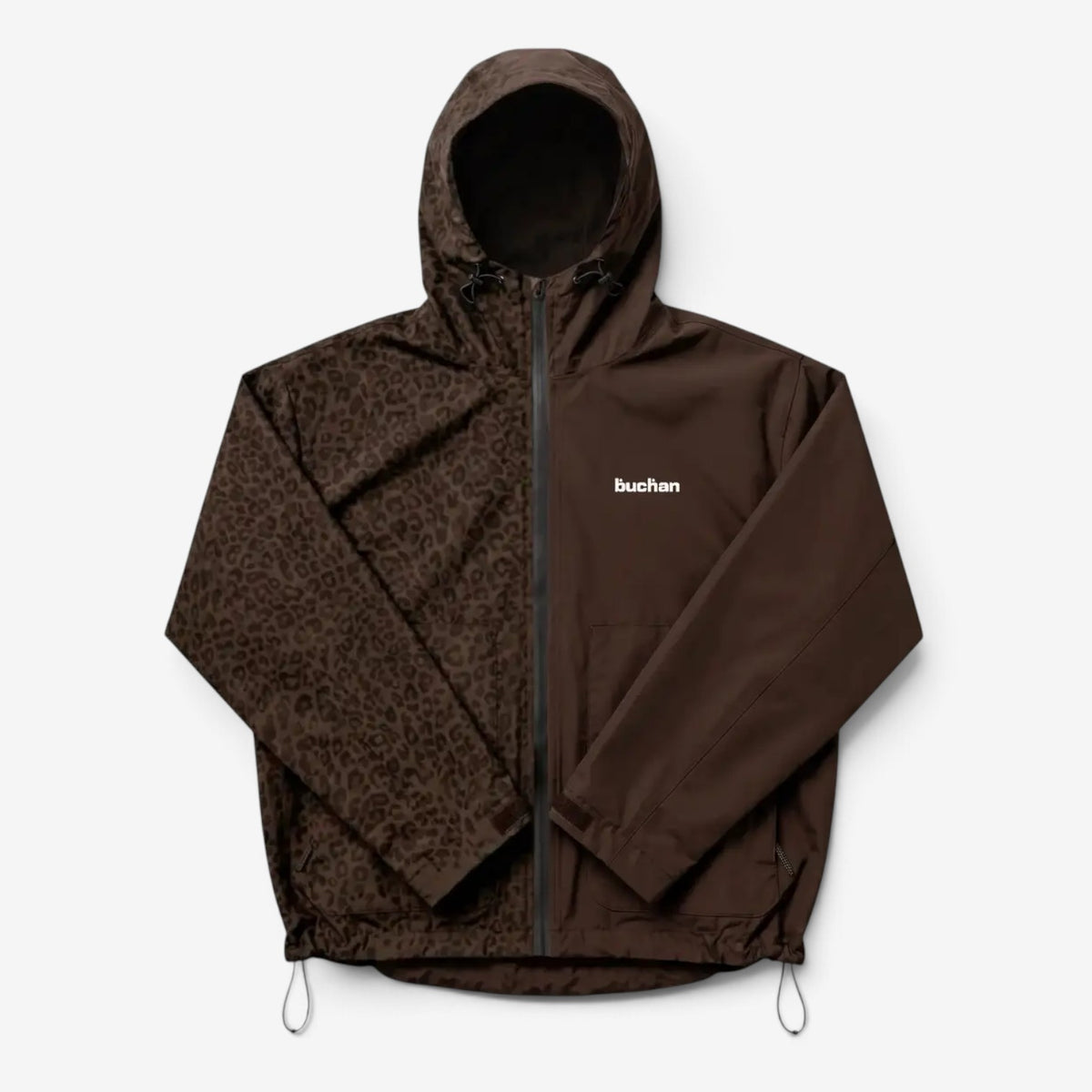 Josephine™ Leopard-Print Hooded Windbreaker