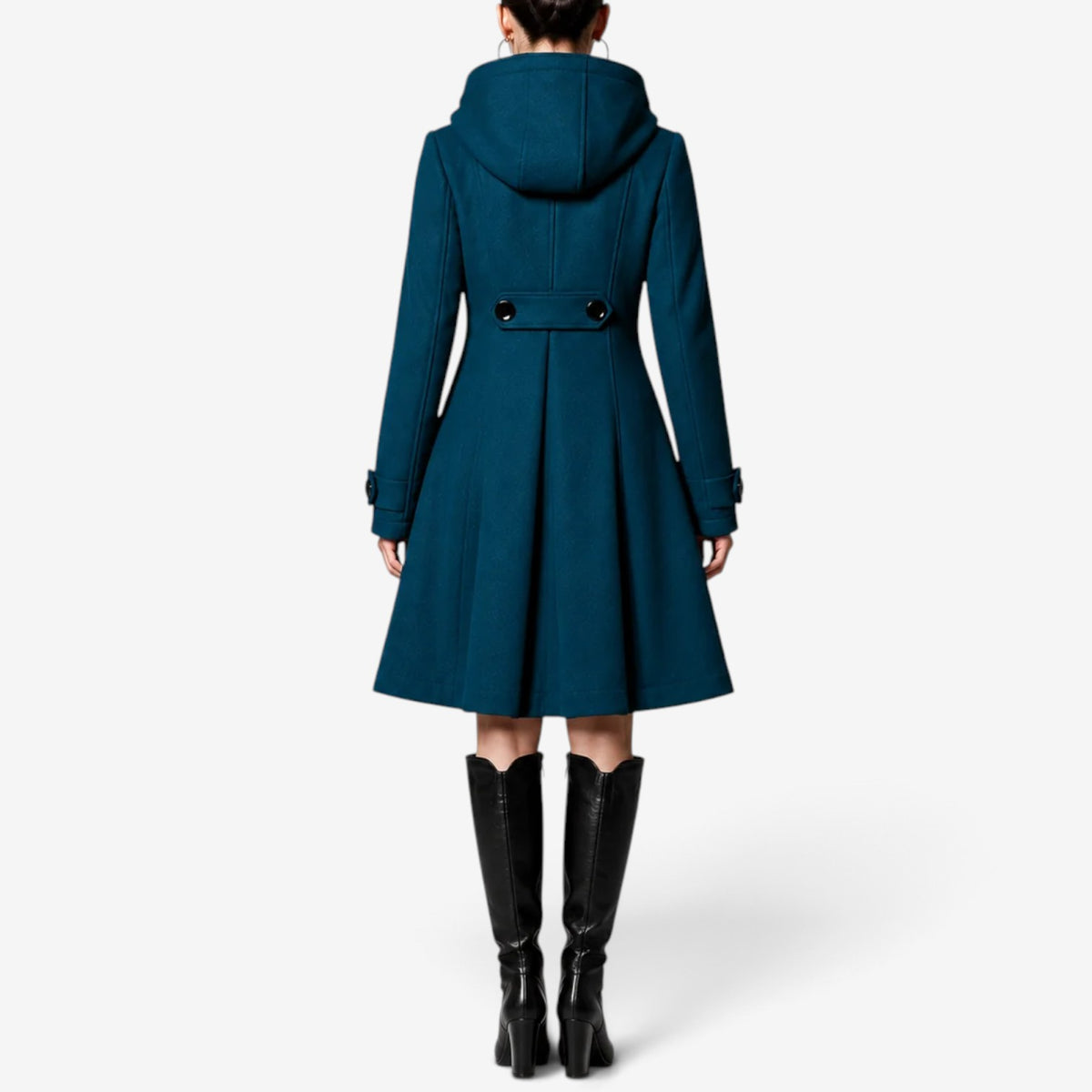 Beatrix™ Hooded Double-Breasted Coat