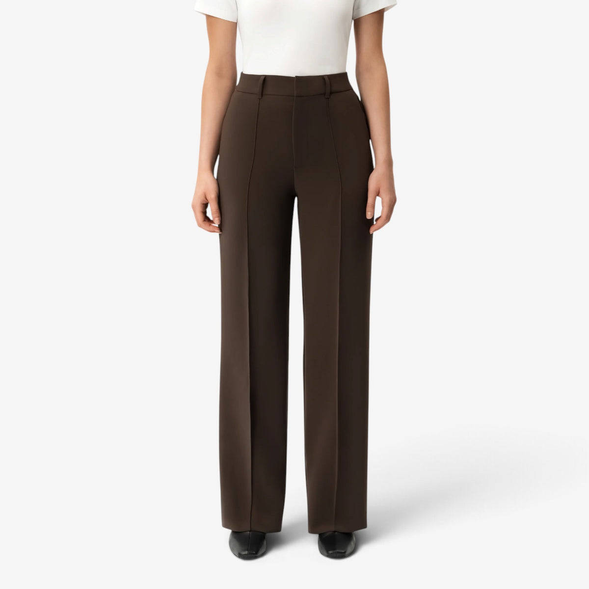 Gisele™ Straight-Leg Pressed Trousers