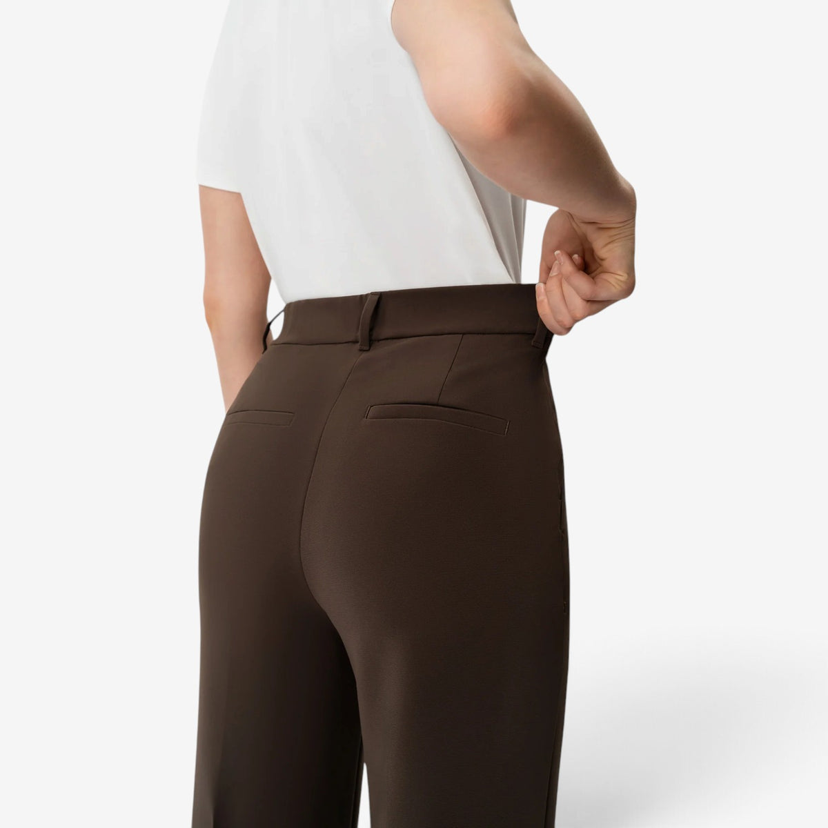Gisele™ Straight-Leg Pressed Trousers