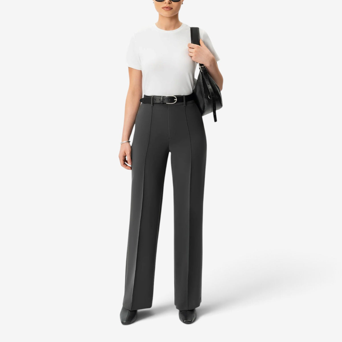 Gisele™ Straight-Leg Pressed Trousers