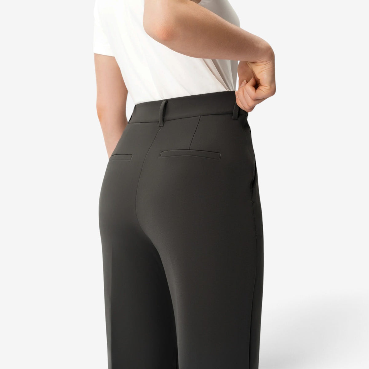 Gisele™ Straight-Leg Pressed Trousers