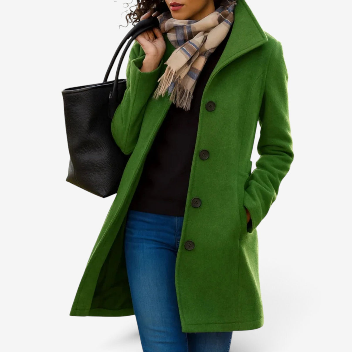 Josselyn™ Camel Wool-Blend Coat