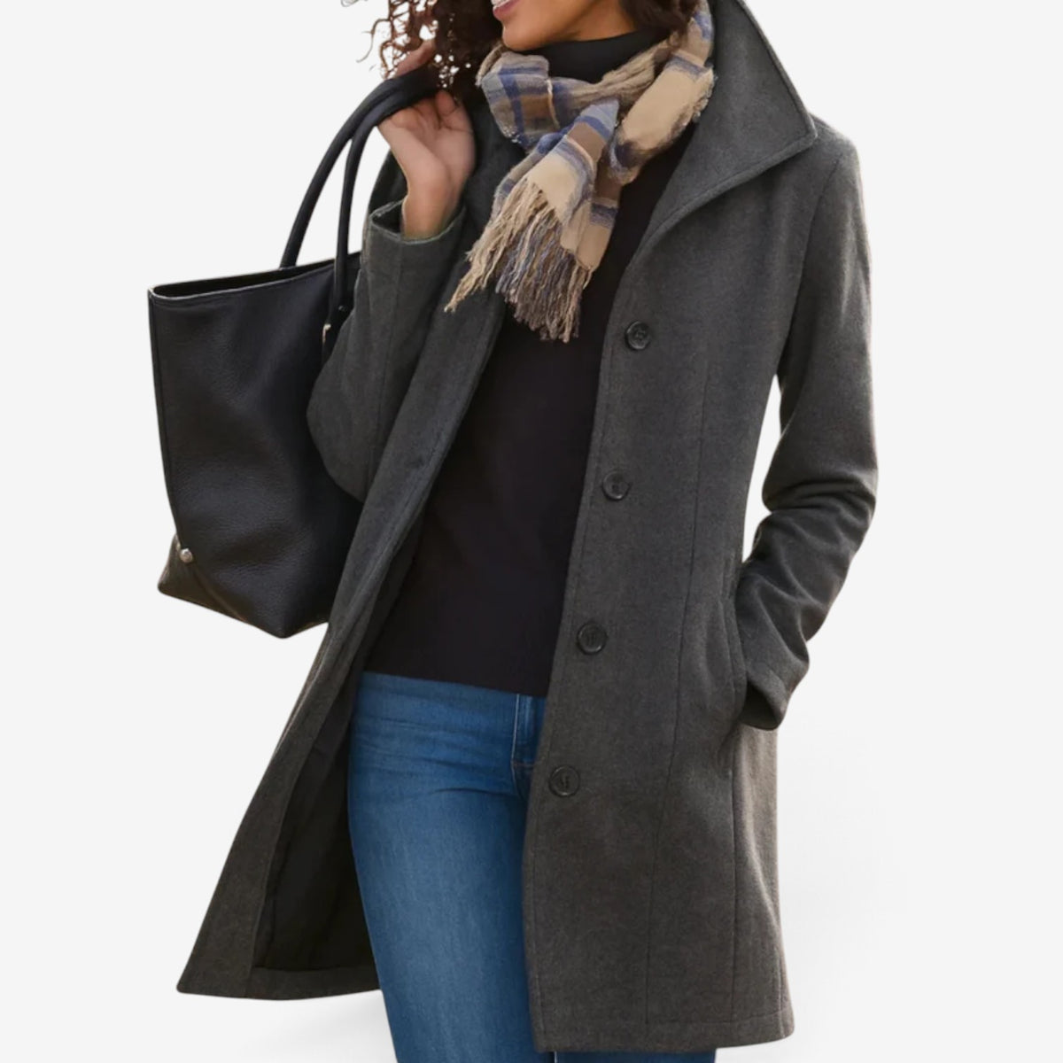 Josselyn™ Camel Wool-Blend Coat