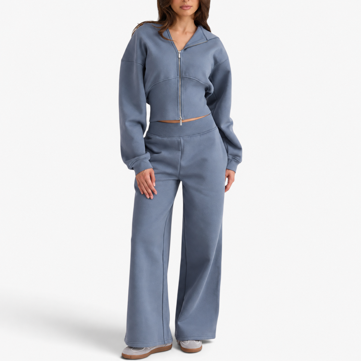 Mirella™ Corset Waist Zip Hoodie