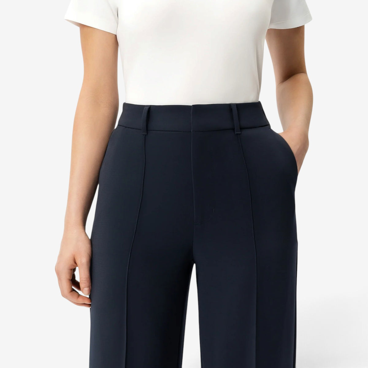 Gisele™ Straight-Leg Pressed Trousers