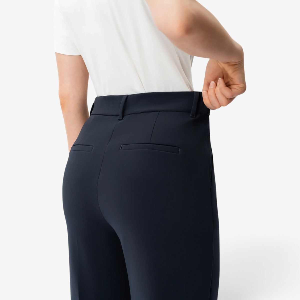 Gisele™ Straight-Leg Pressed Trousers
