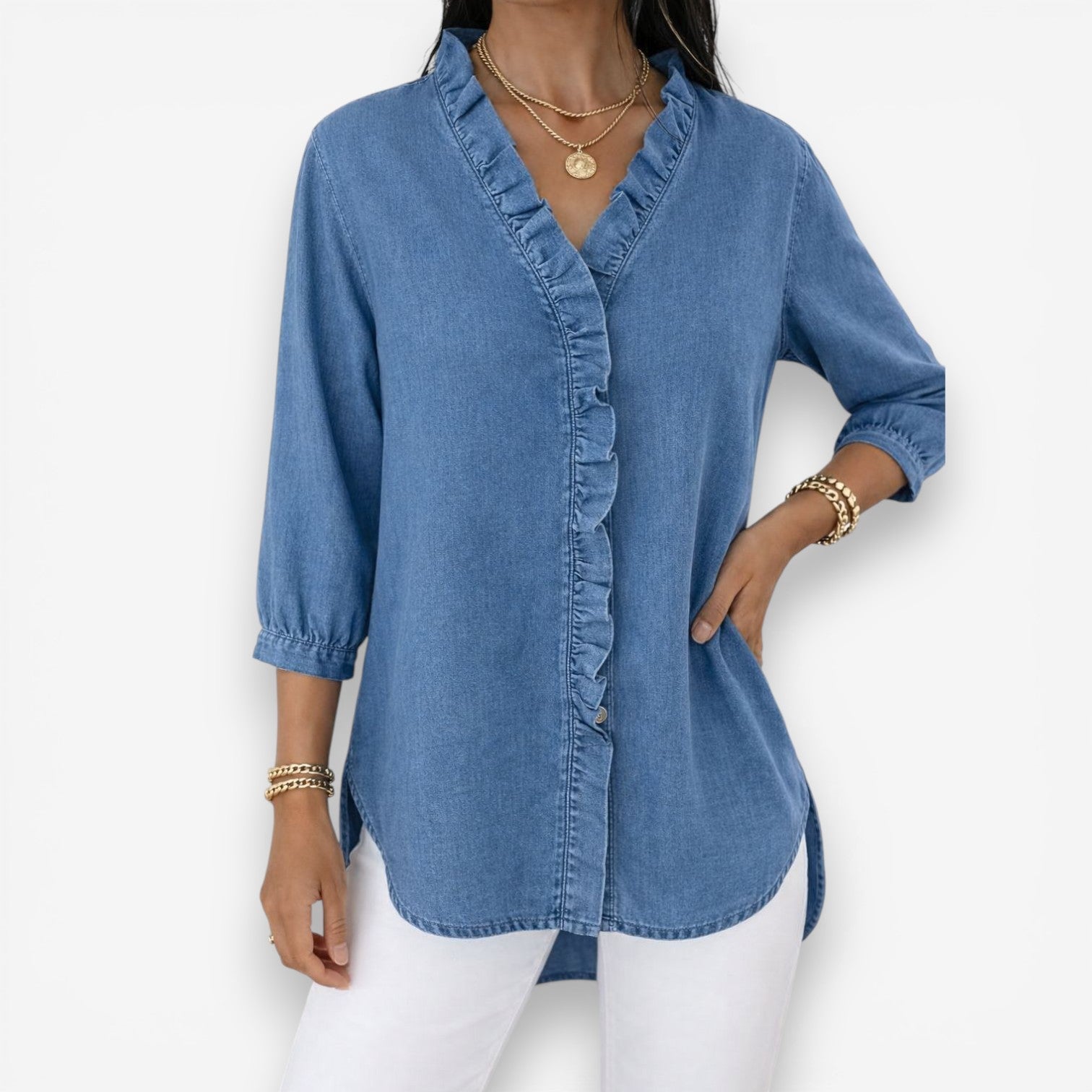 Carmina™ Long flowing shirt