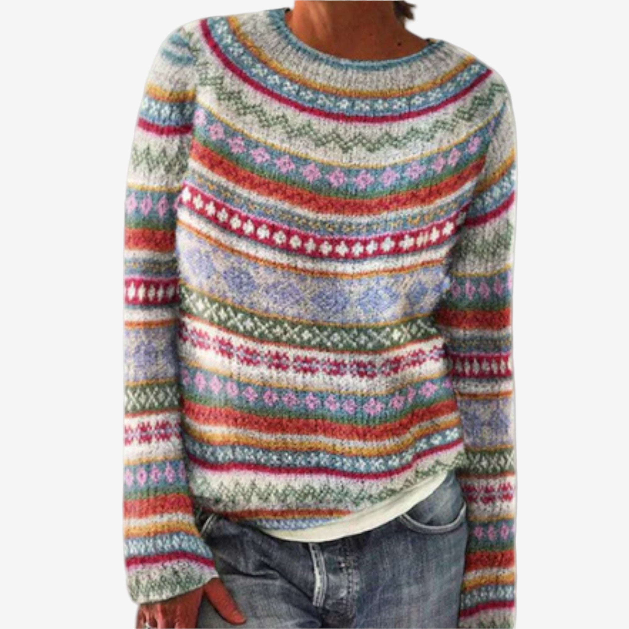 Suzane™ Nordic Knit Sweater