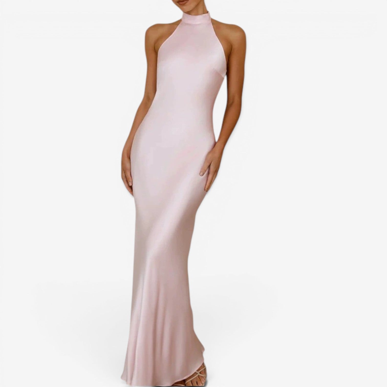 Veya™ Long satin dress
