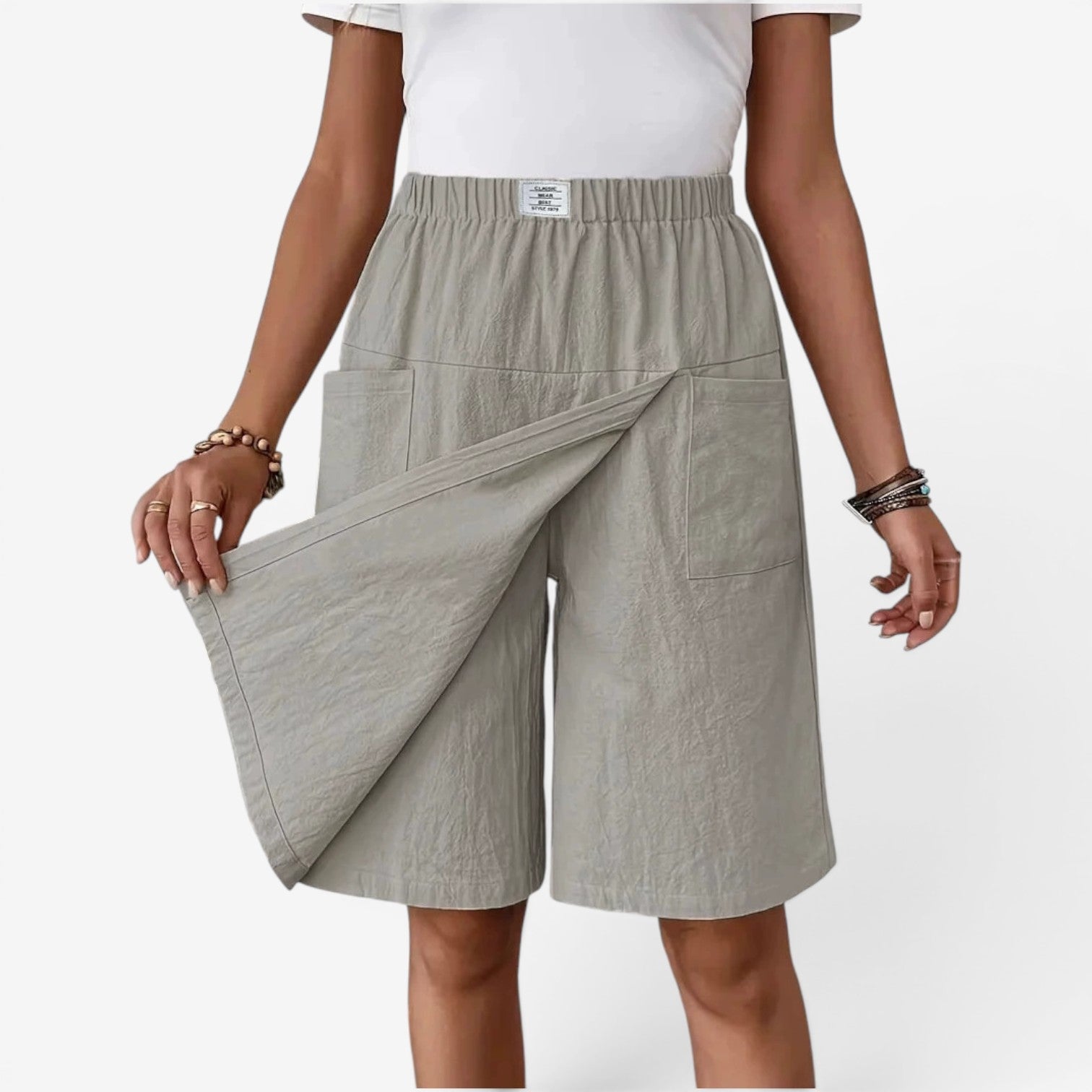 Zabrina™ Wide-leg layered skirt