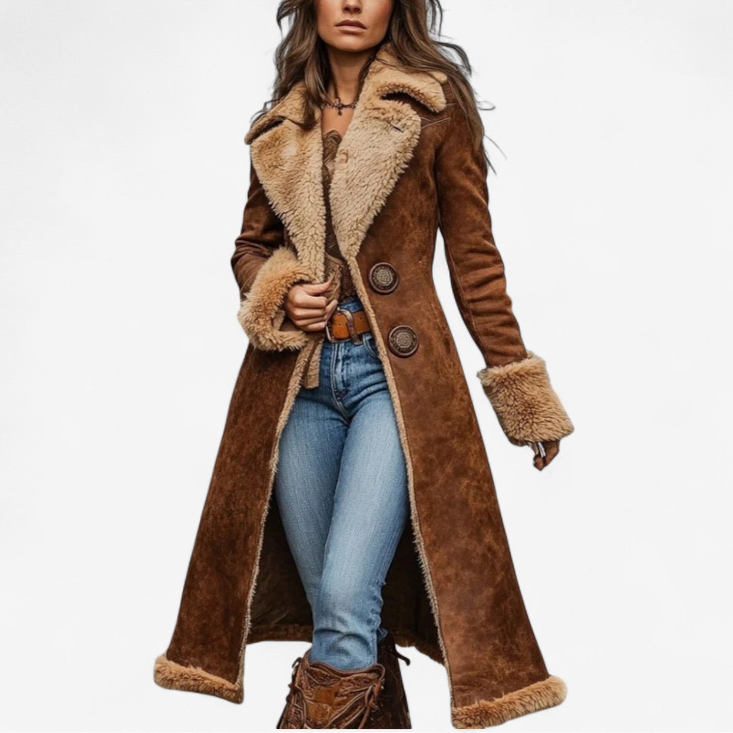 Guylène™ Soft Fur Coat