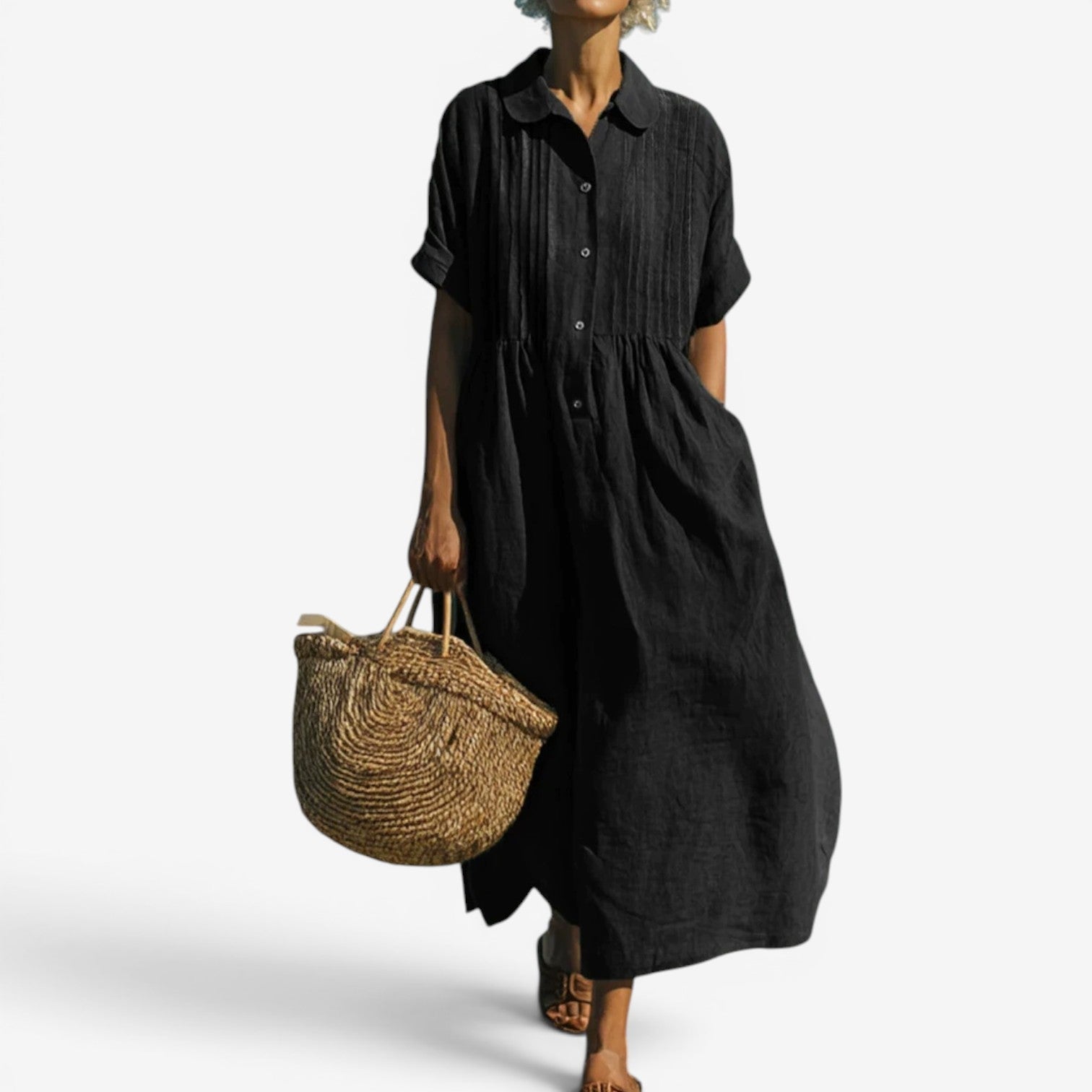 Eliana™ Midi shirt dress