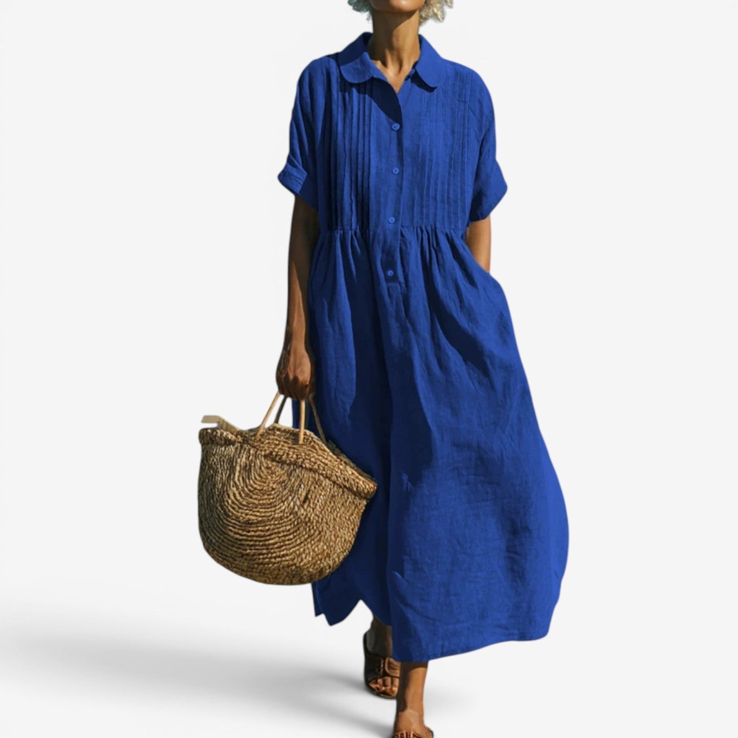 Eliana™ Midi shirt dress