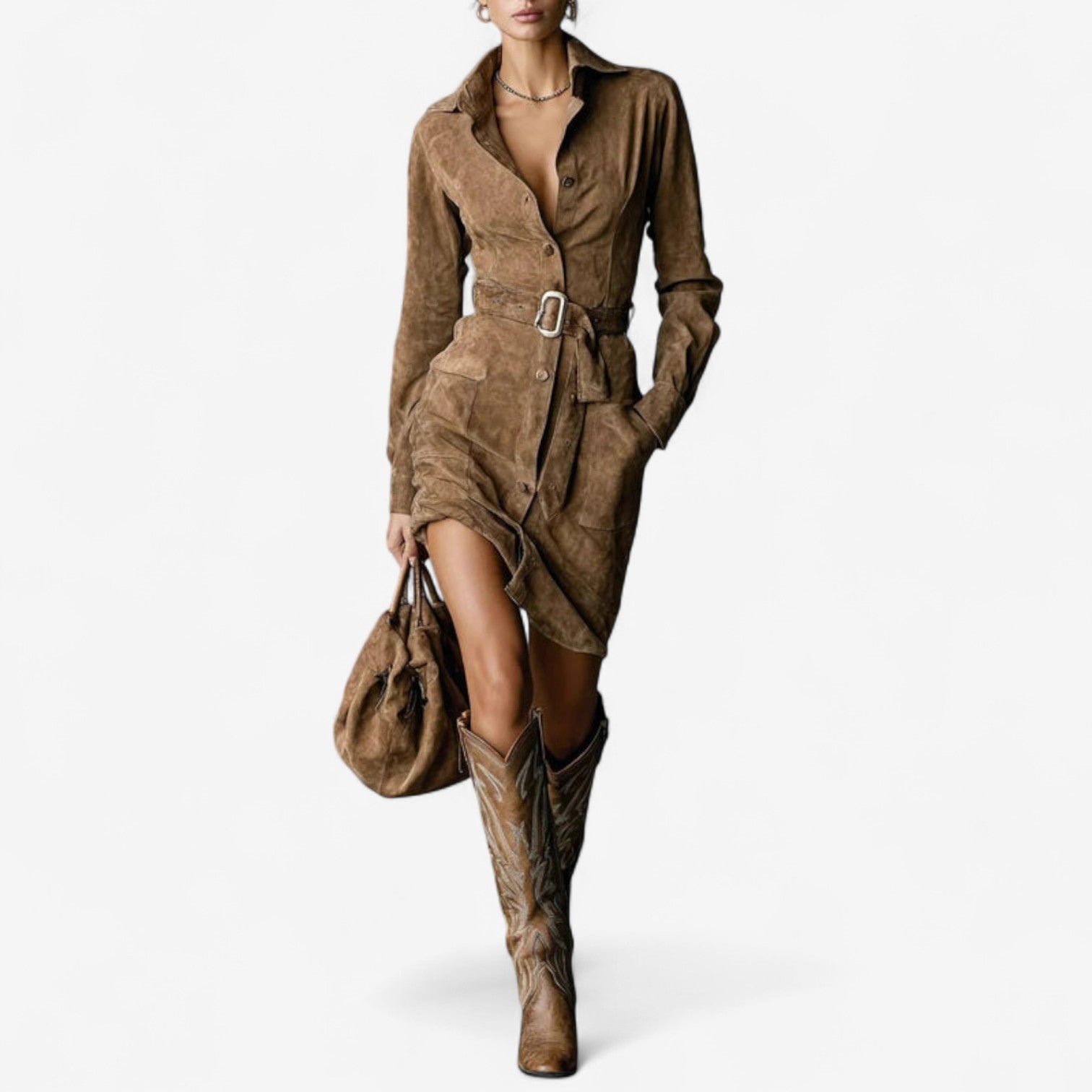 Betty™ Camel Dress