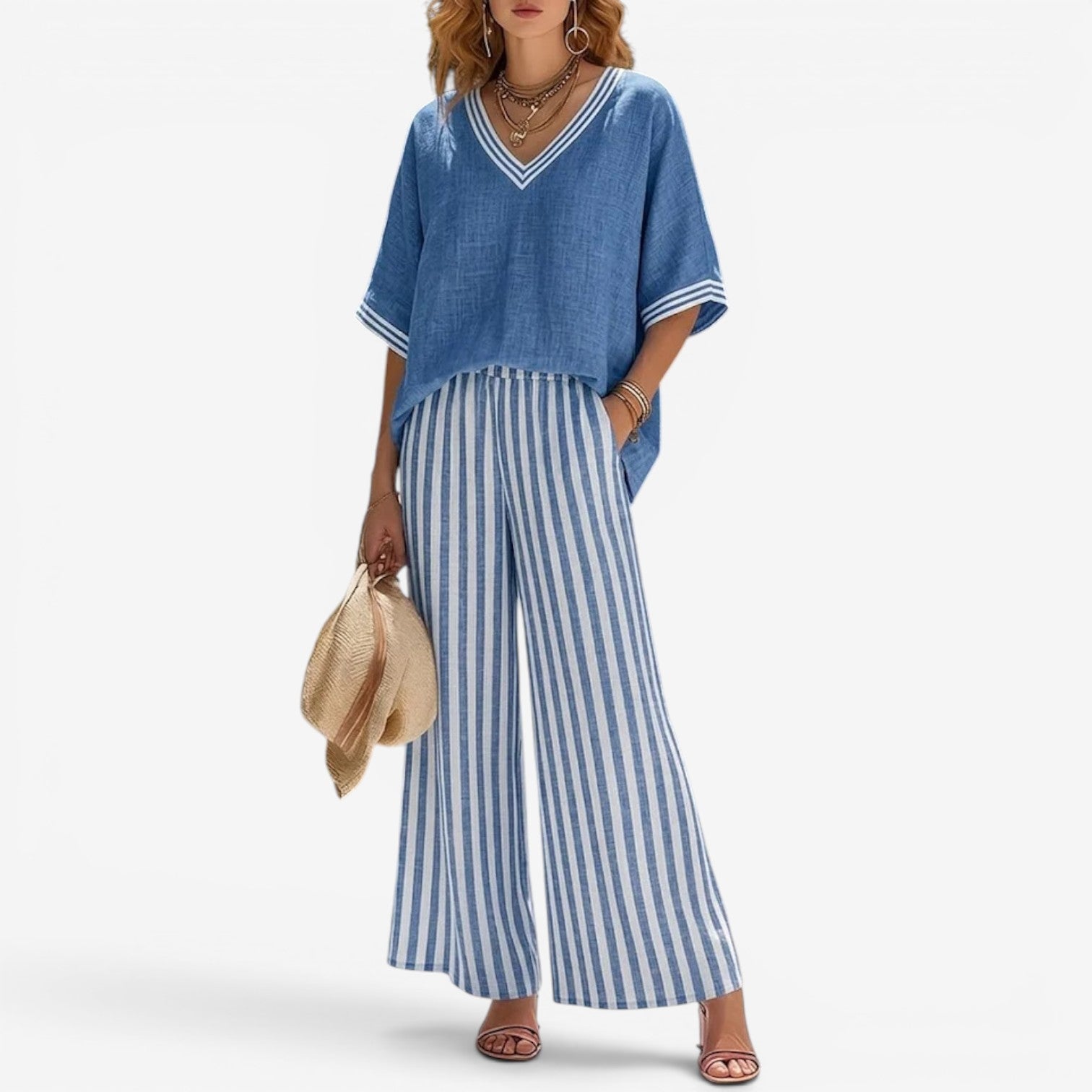 Brianna™ Striped Two-Piece Set