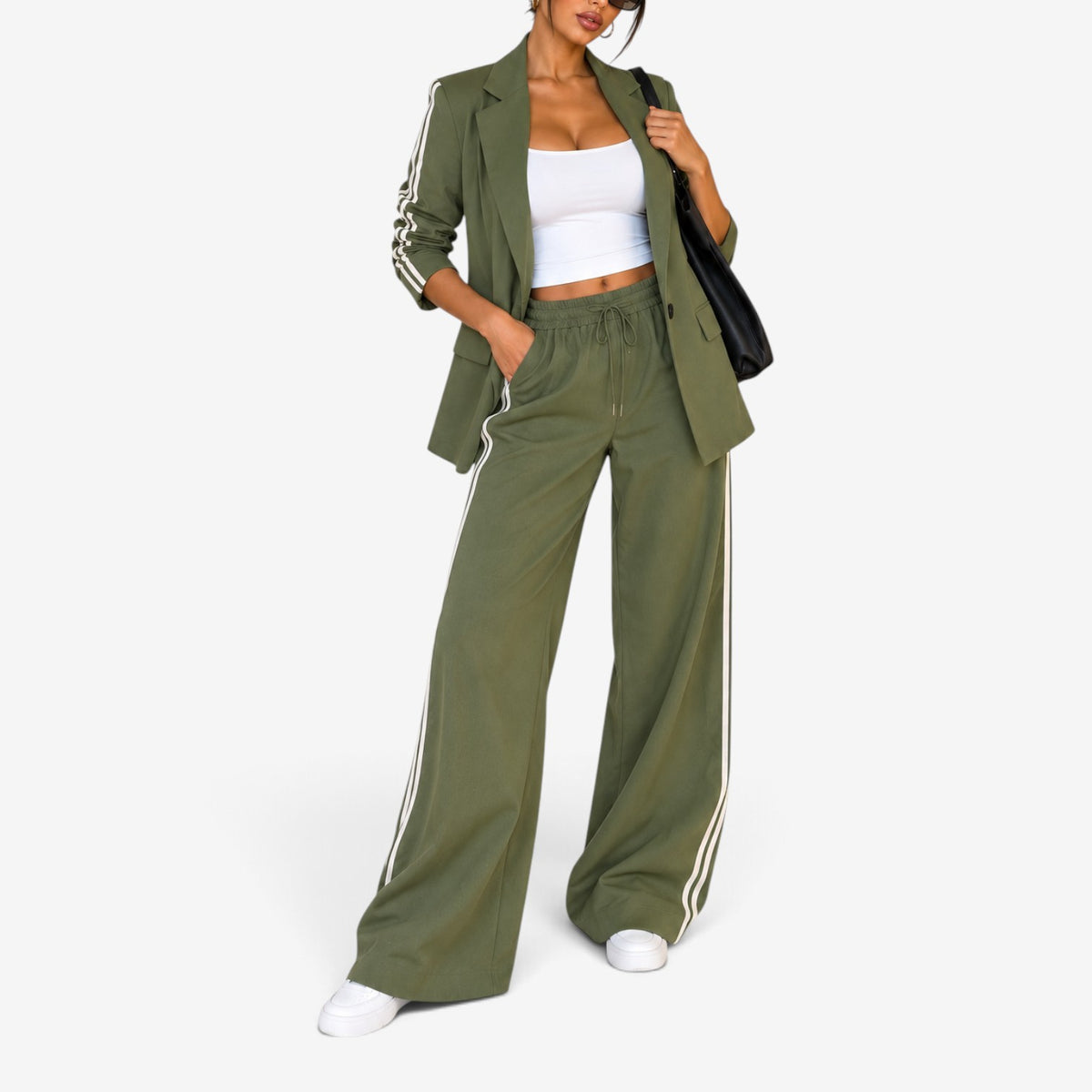 Livia™ Striped Blazer & Trouser Set