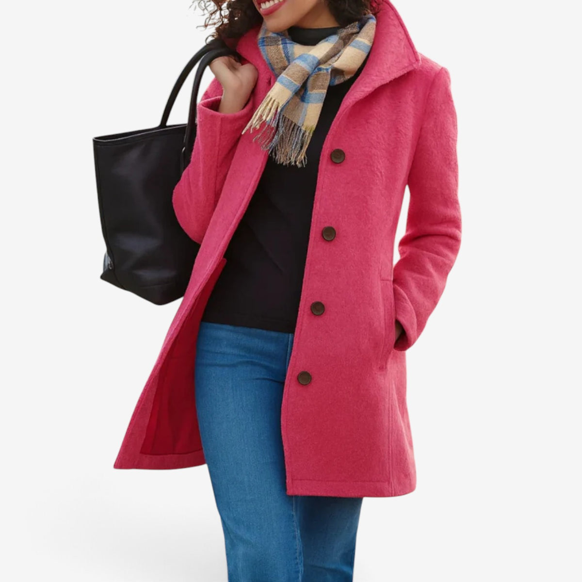 Josselyn™ Camel Wool-Blend Coat