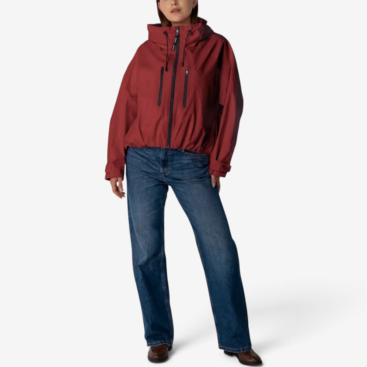 Amara™ Oversized Hooded Windbreaker
