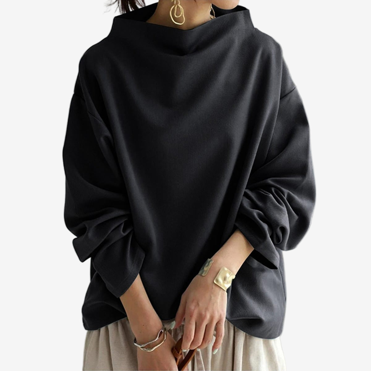 Elly™ Casual Cropped Sweater