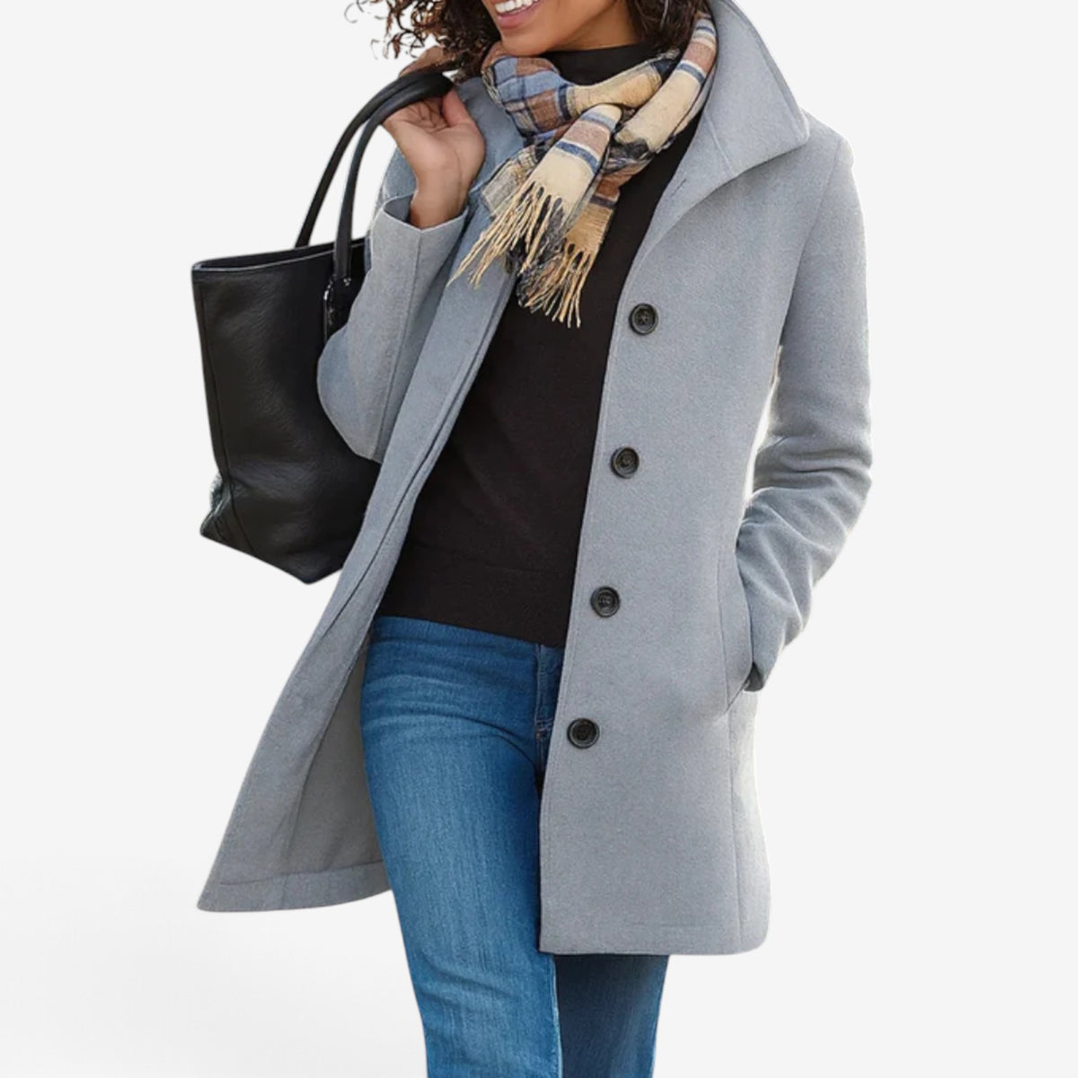 Josselyn™ Camel Wool-Blend Coat