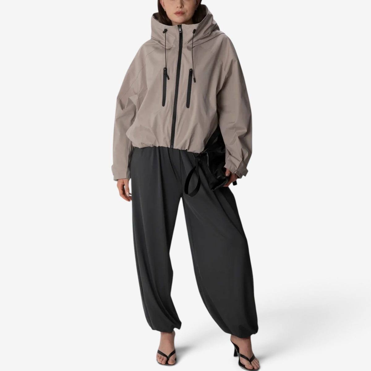 Amara™ Oversized Hooded Windbreaker