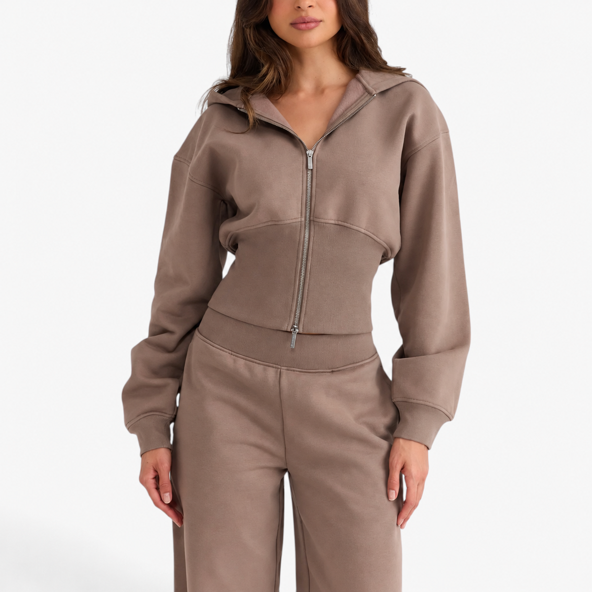 Mirella™ Corset Waist Zip Hoodie