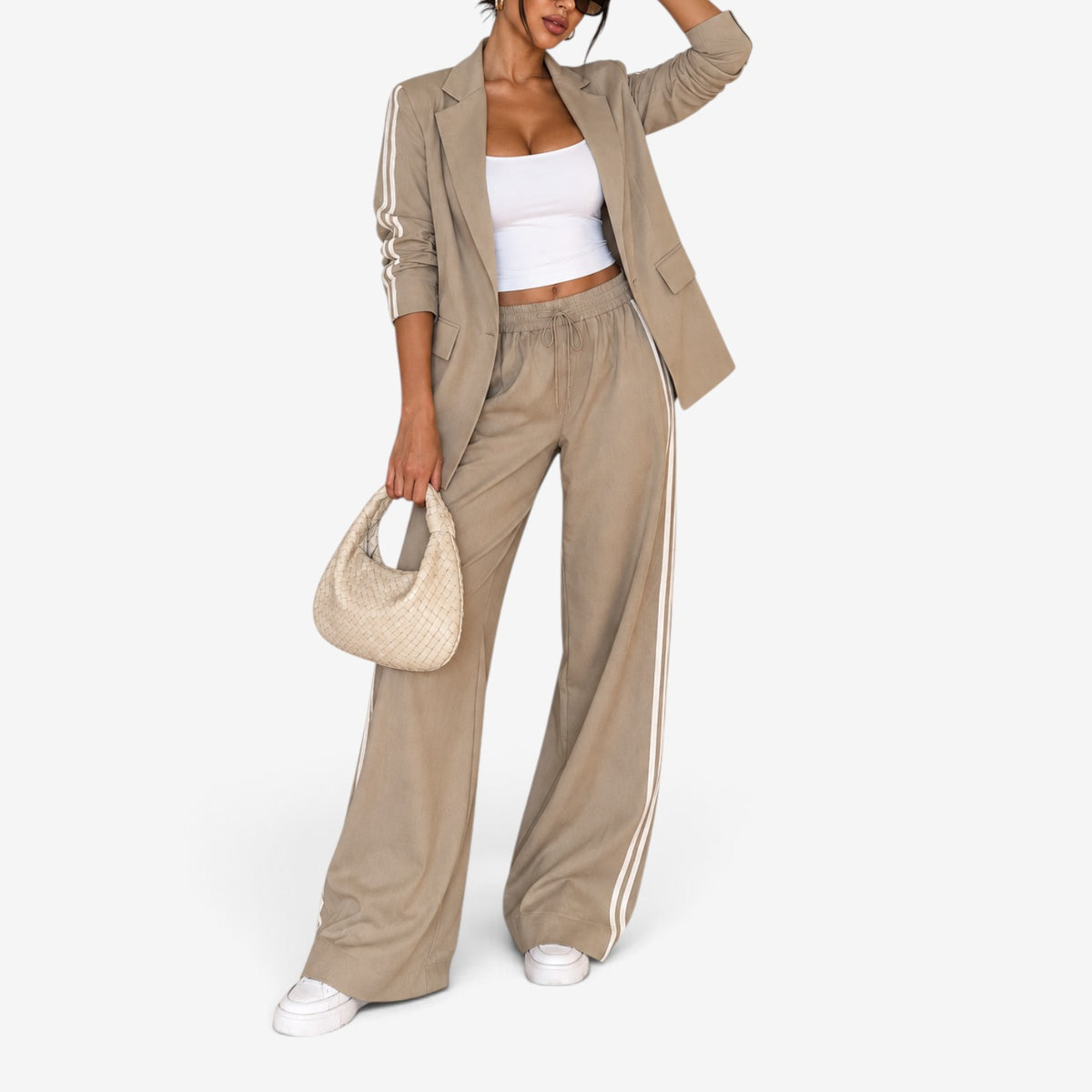 Livia™ Striped Blazer & Trouser Set