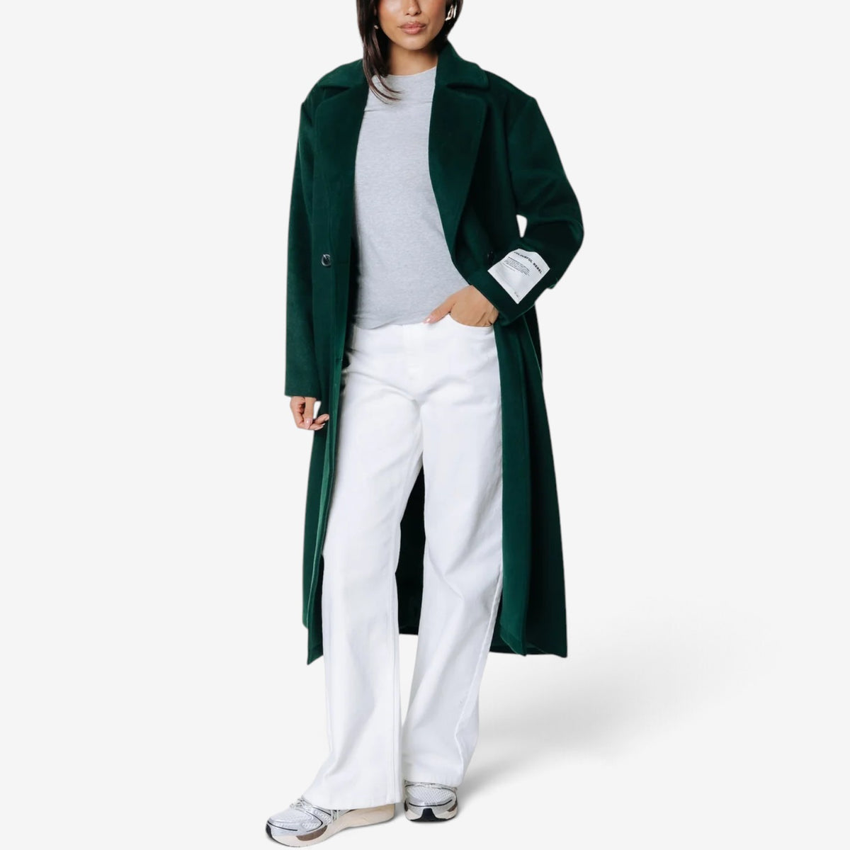 Solene™ Tailored Button-Front Coat