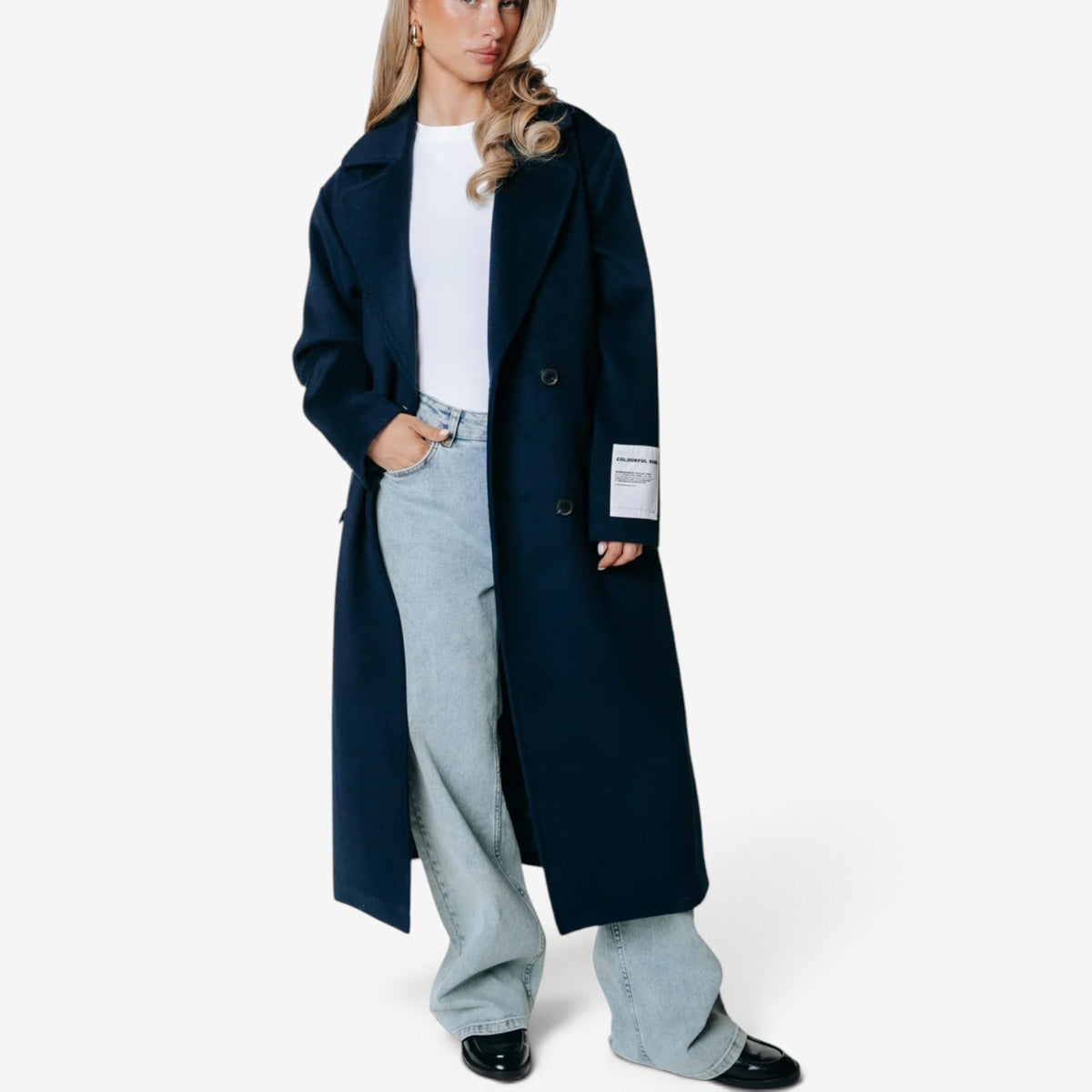 Solene™ Tailored Button-Front Coat