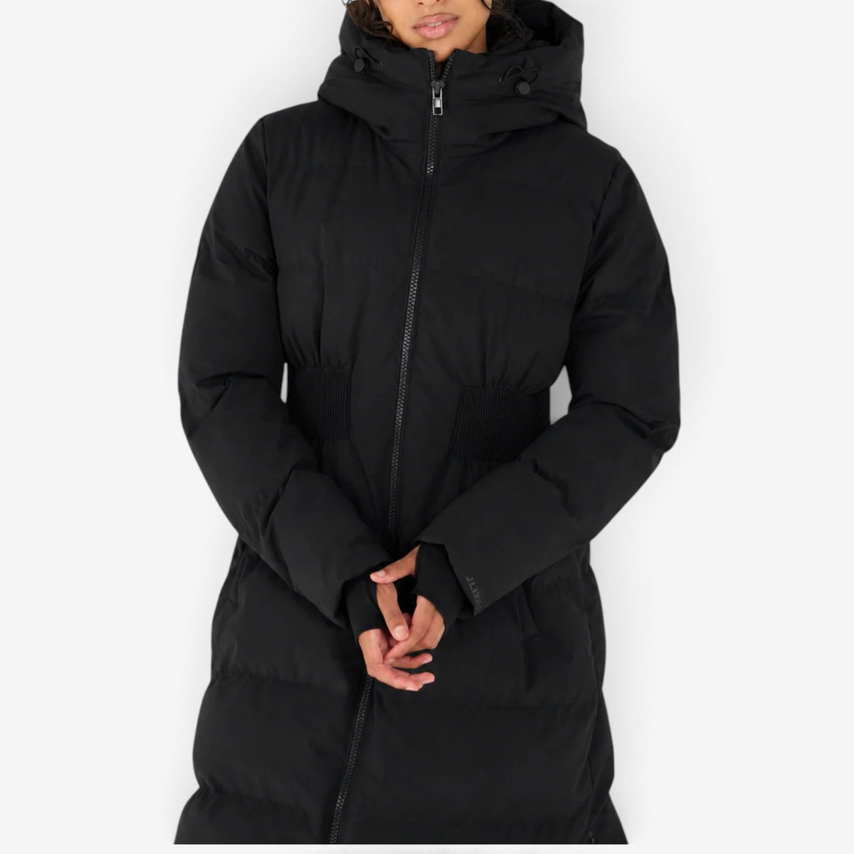 Lucia™ Smocked Waist Puffer Jacket