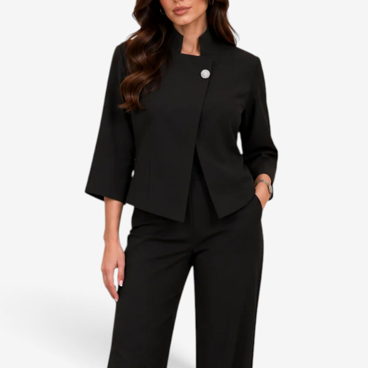 Maristelle™ Minimalist Asymmetric Blazer