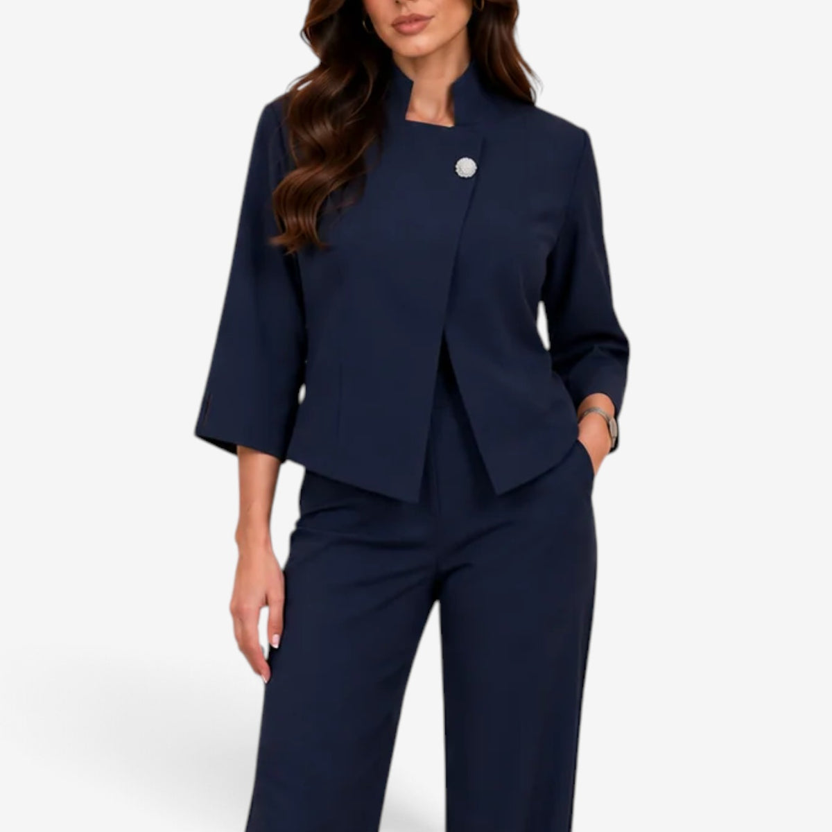 Maristelle™ Minimalist Asymmetric Blazer