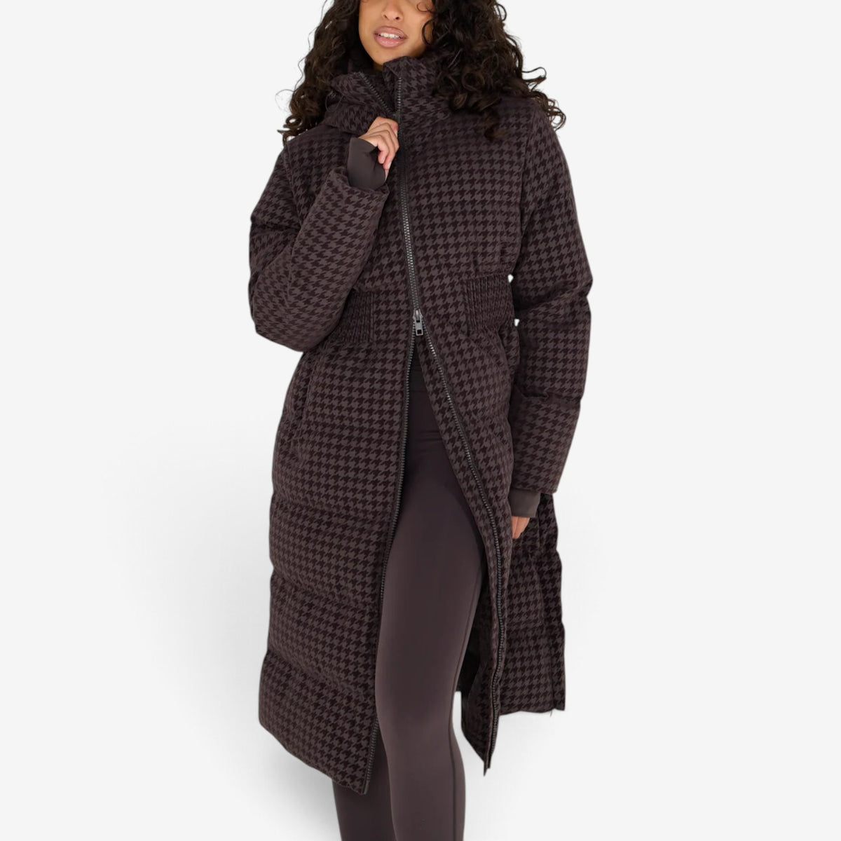 Lucia™ Smocked Waist Puffer Jacket