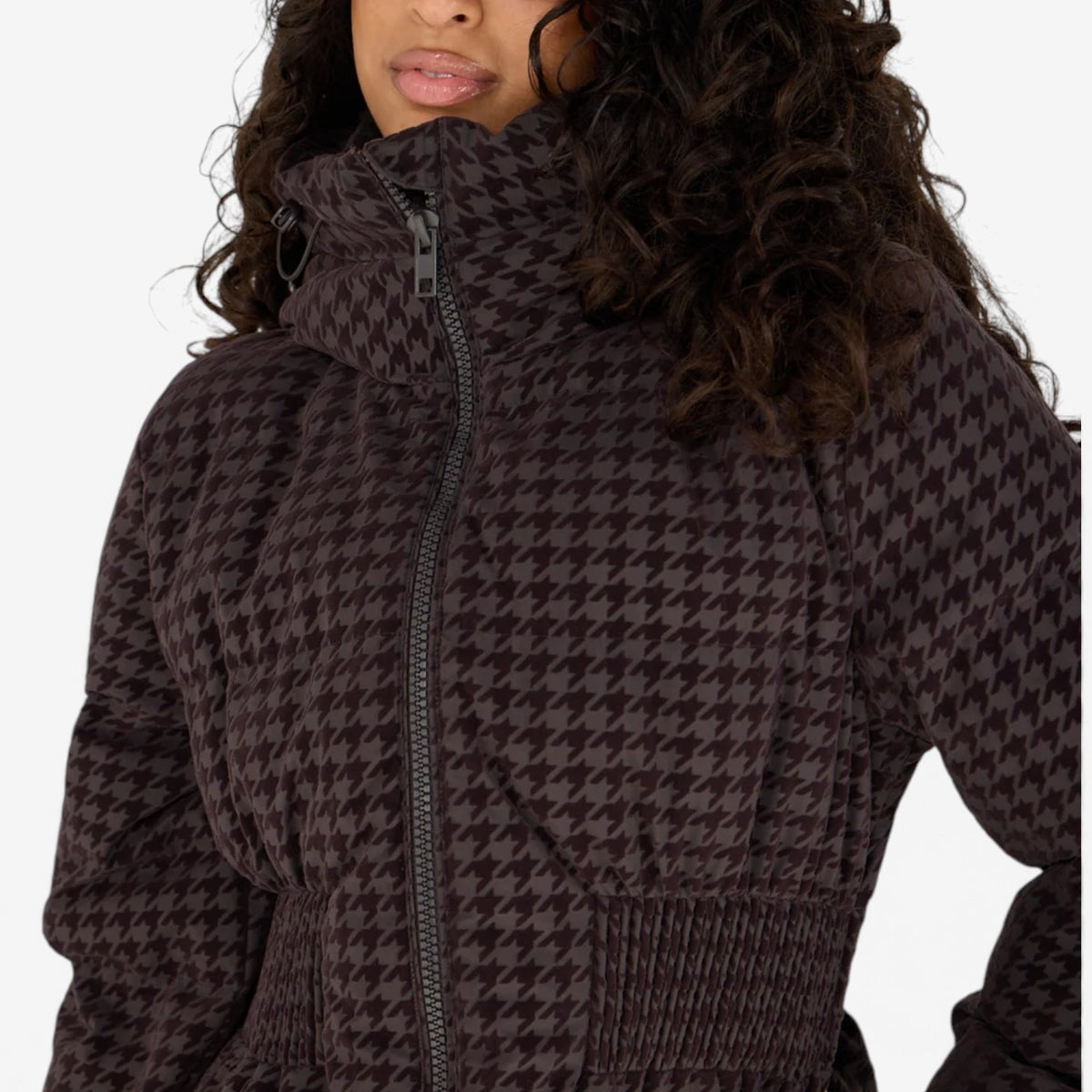 Lucia™ Smocked Waist Puffer Jacket