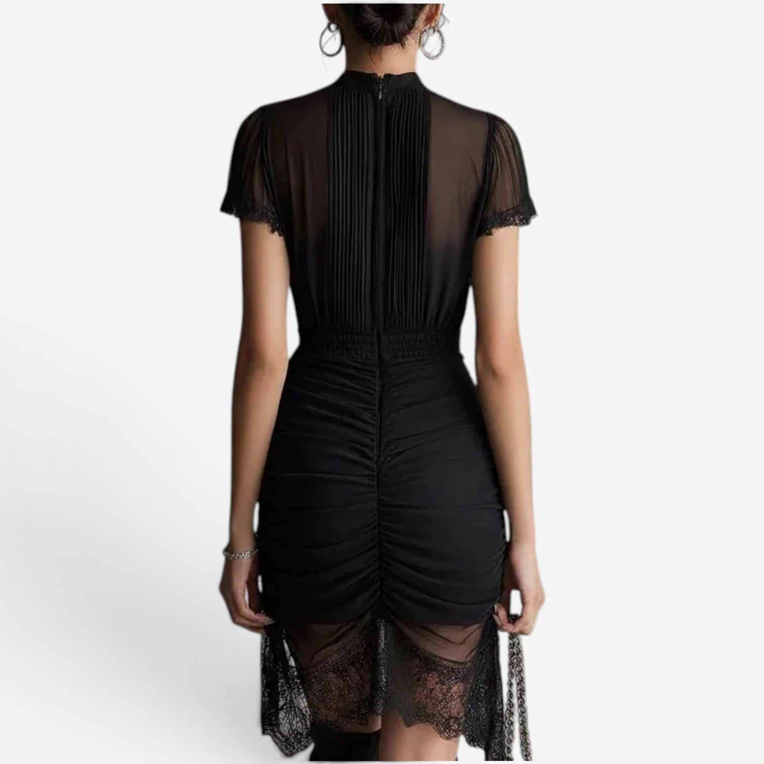 Naela™ Short draped dress