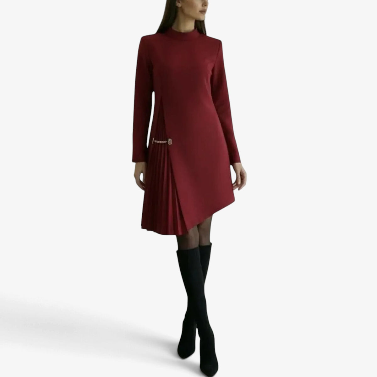 Apolline™ Asymmetric Midi Dress
