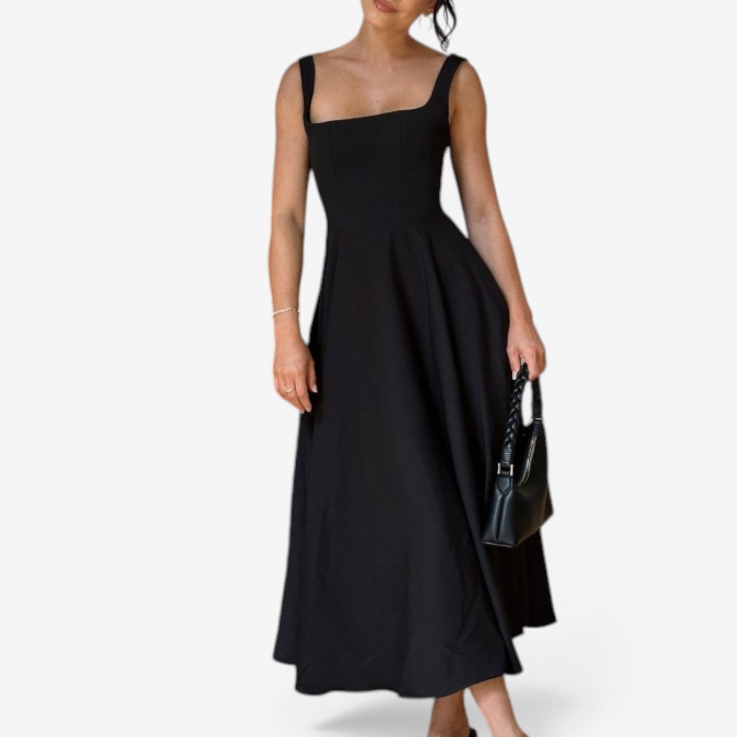 Louisa™ Flared midi dress