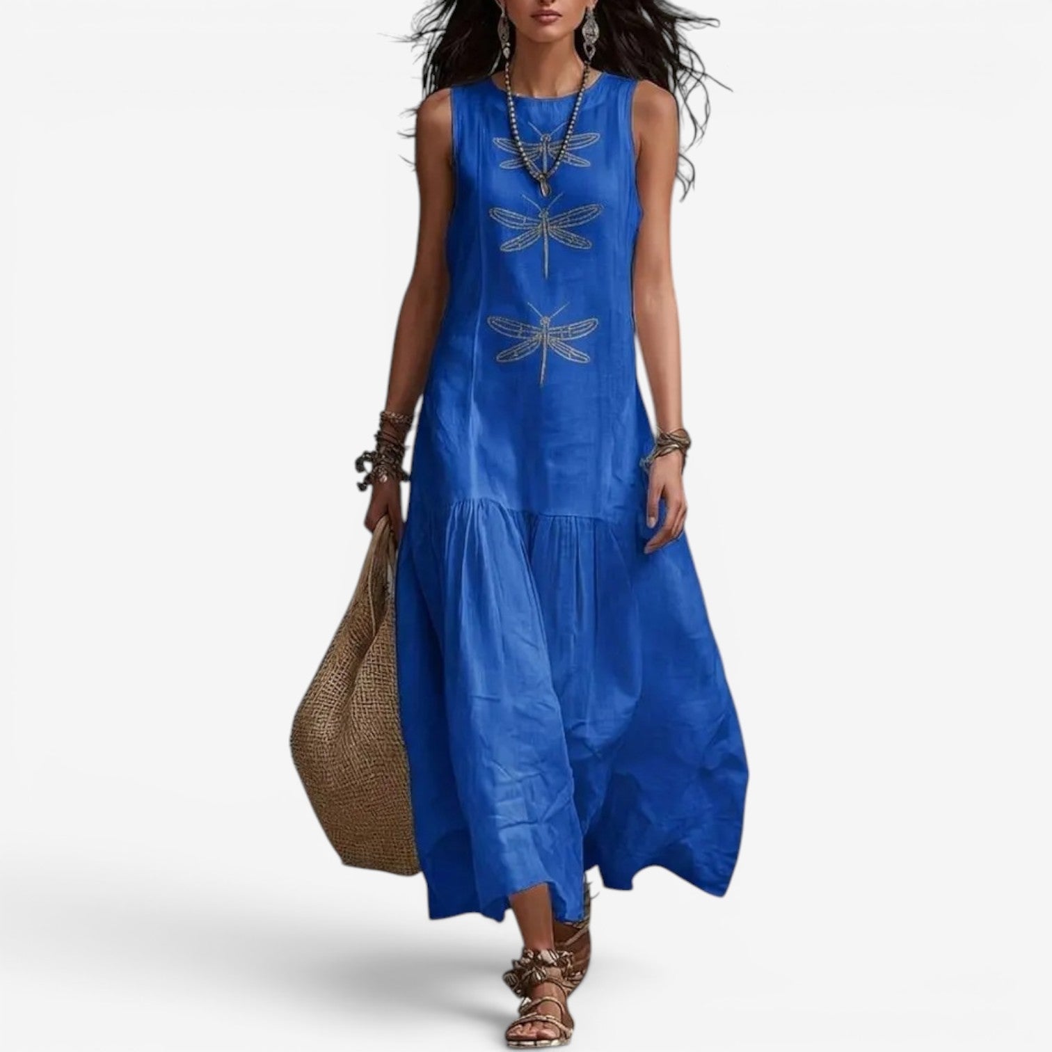 Katniss™ Long sleeveless dress