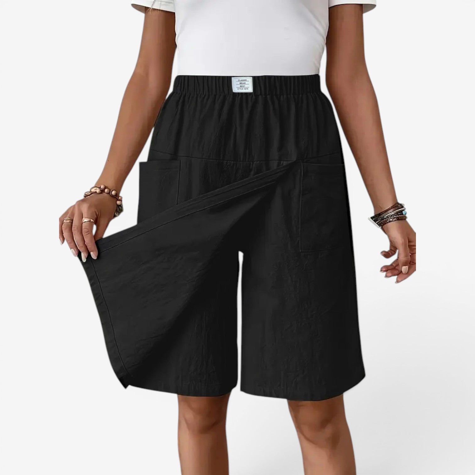 Zabrina™ Wide-leg layered skirt