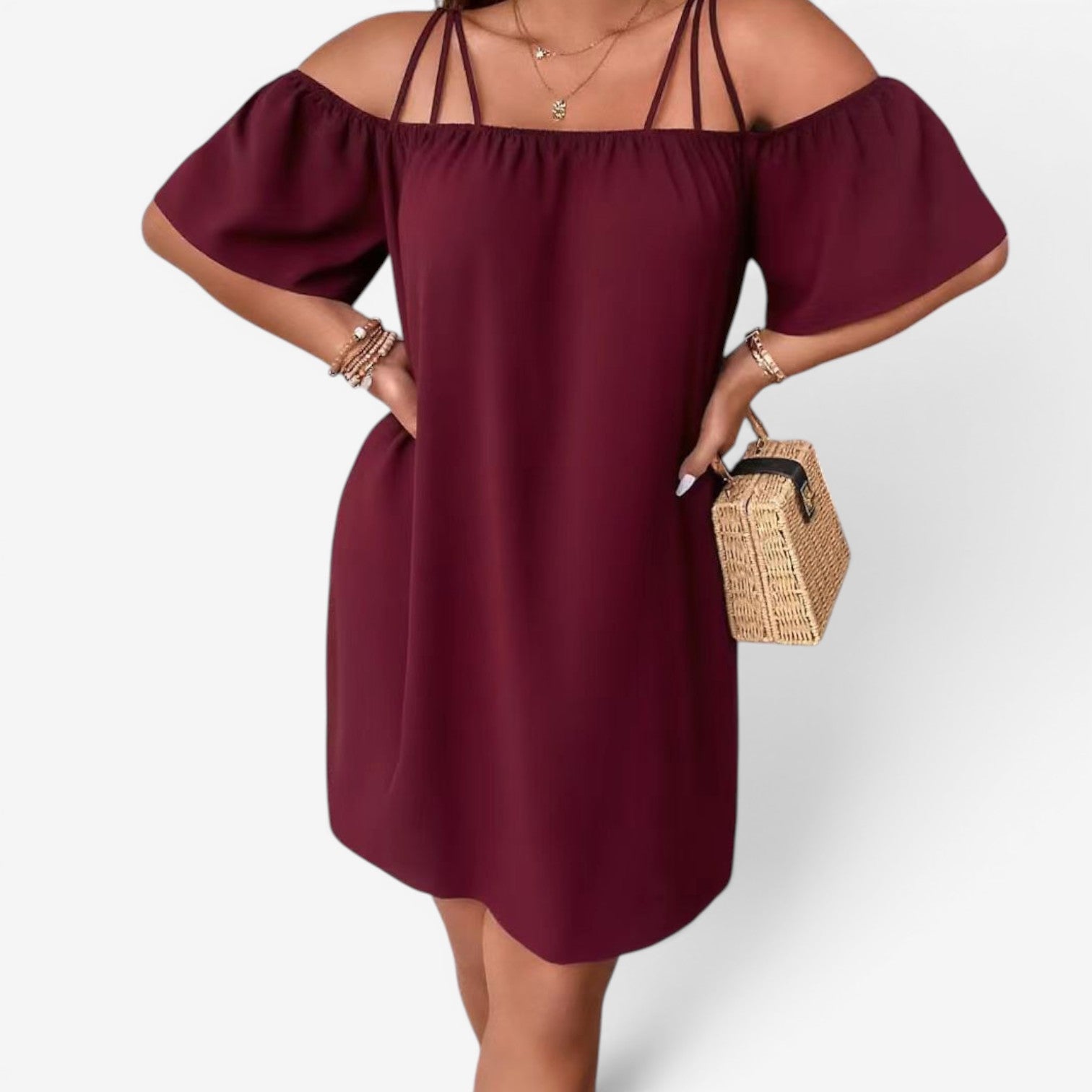 Jenina™ Short off-shoulder dress