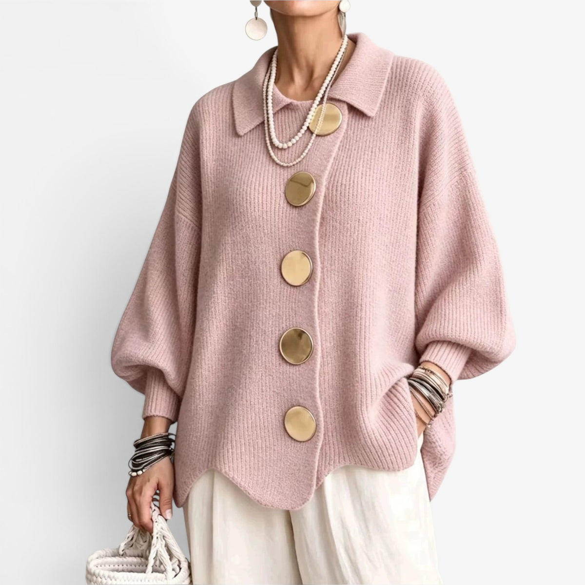 Chona™ Oversized knit cardigan sweater