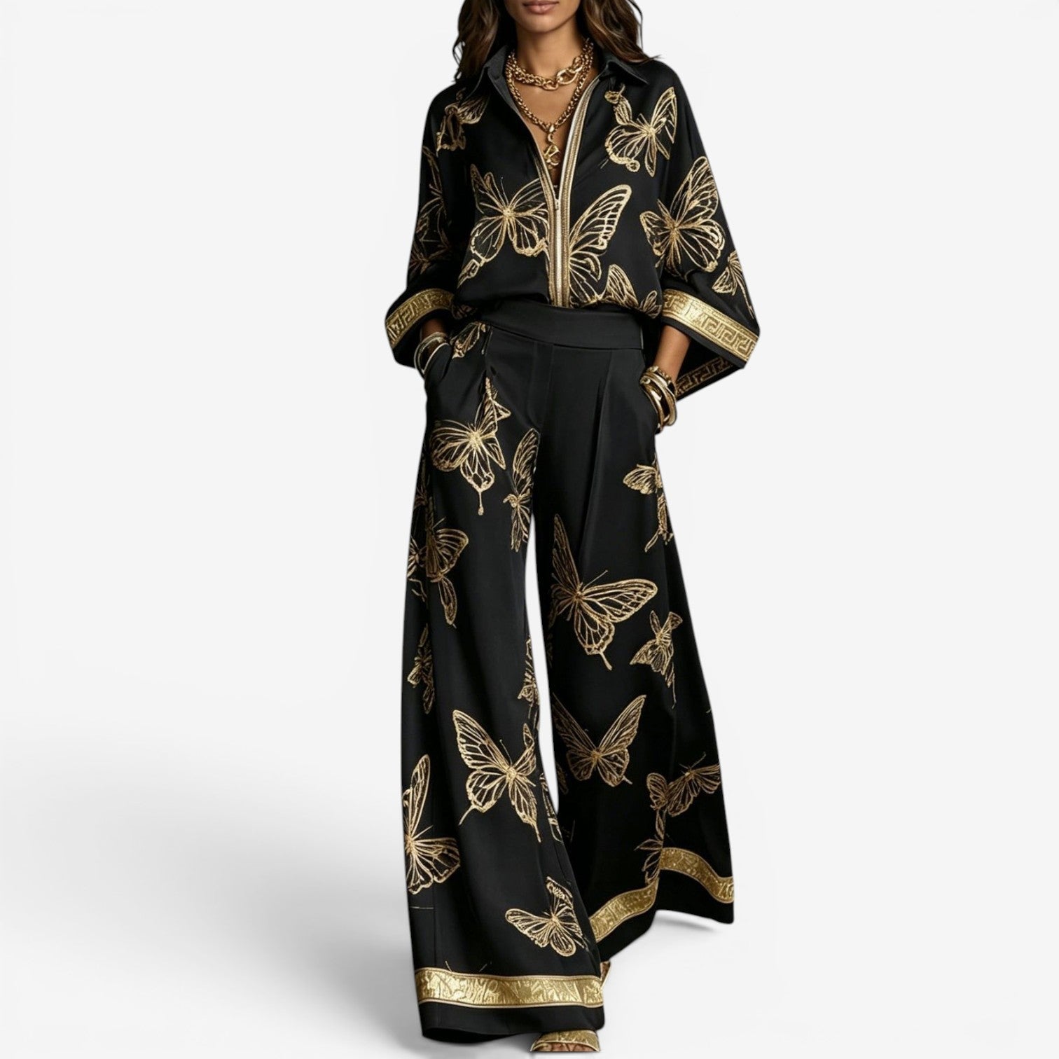 Frea™ Trouser set with print