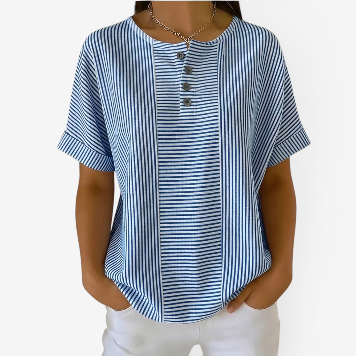 Danica™ Casual striped blouse