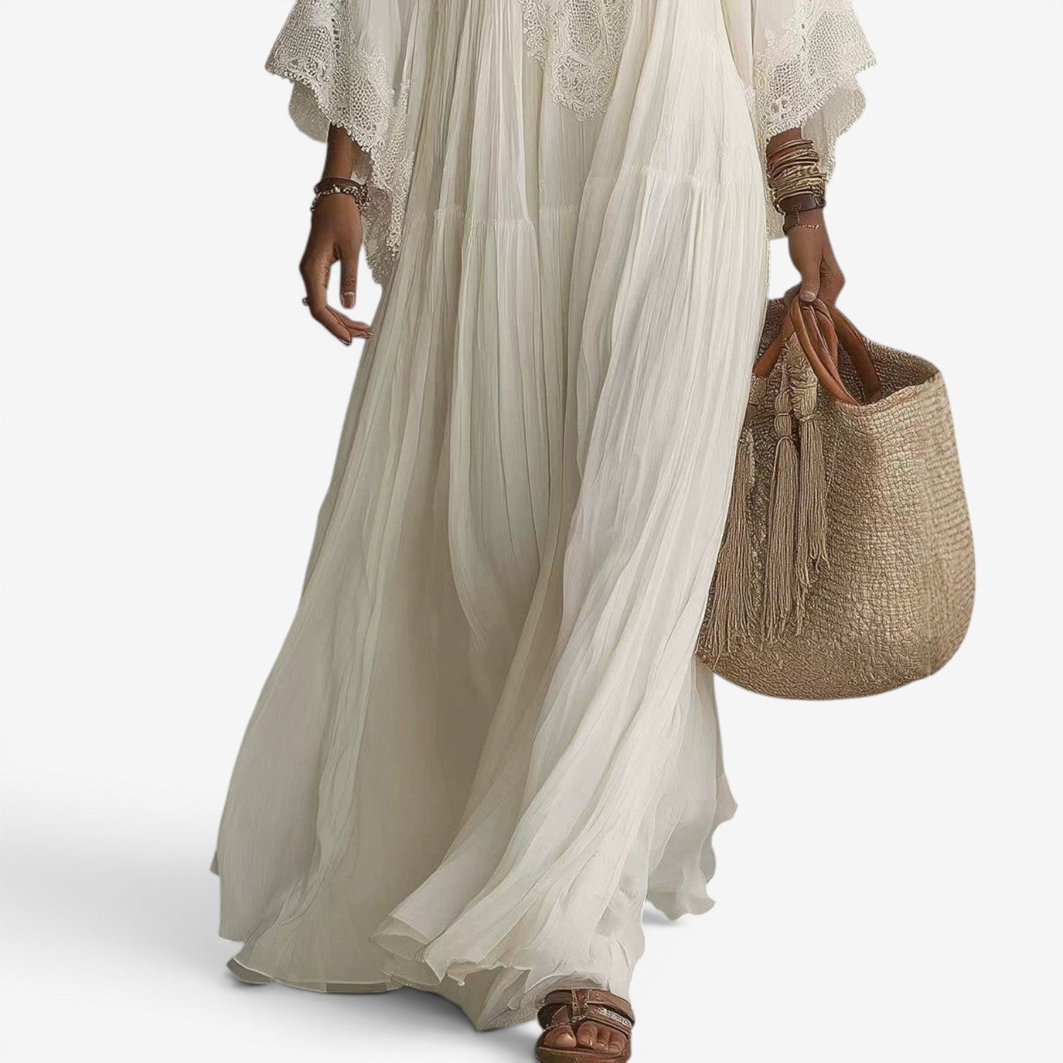 Abby™ Long caftan style dress