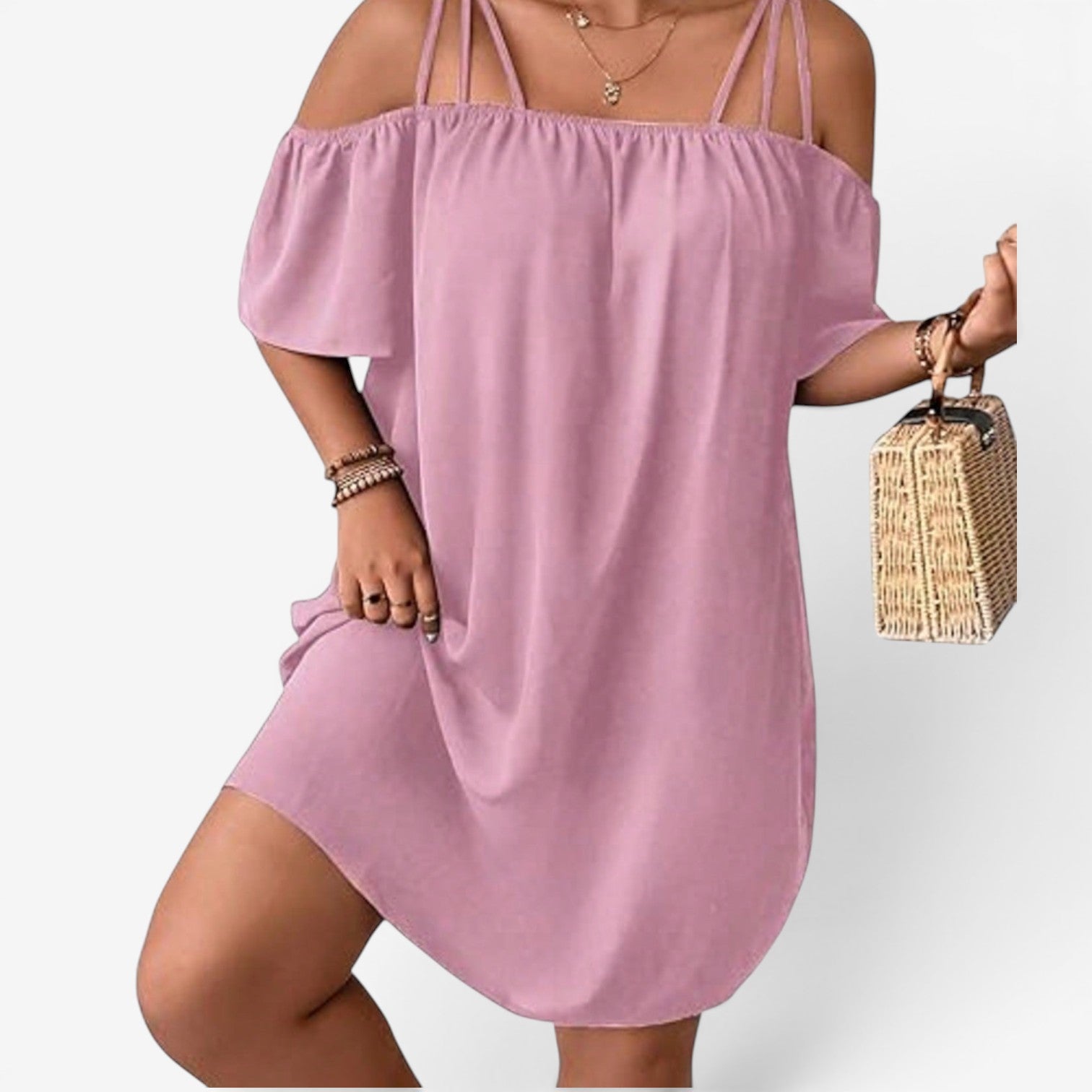 Jenina™ Short off-shoulder dress