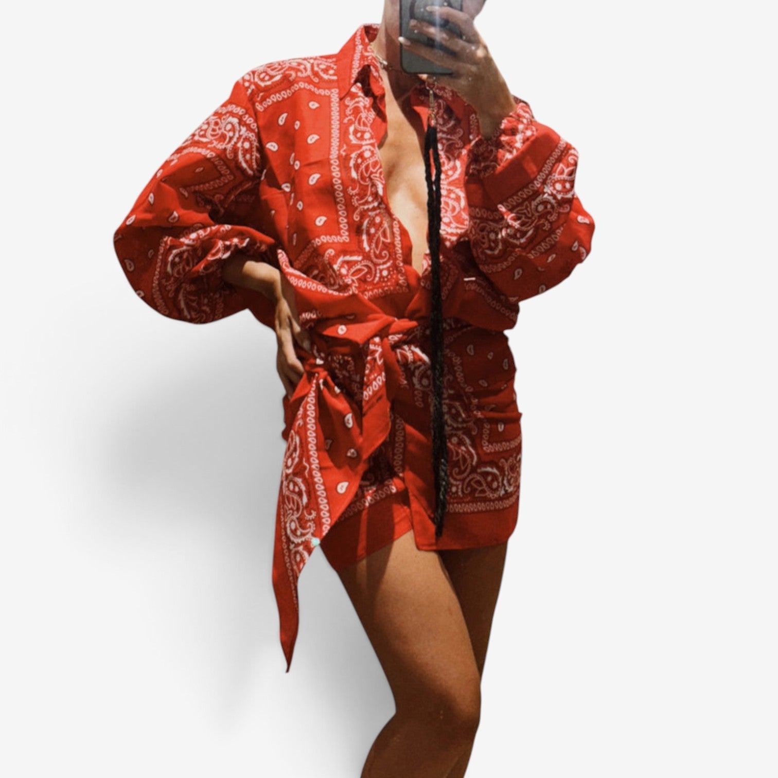 Gina™ Oversized shirt cover-up