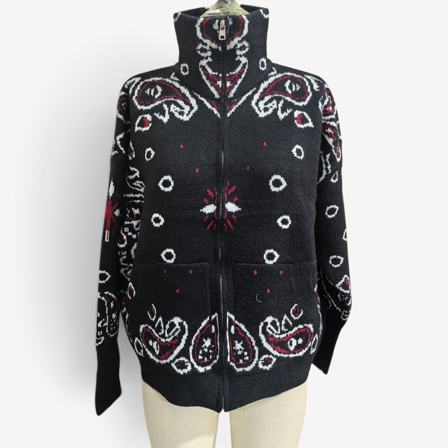 Nerissa™ Bandana knit cardigan