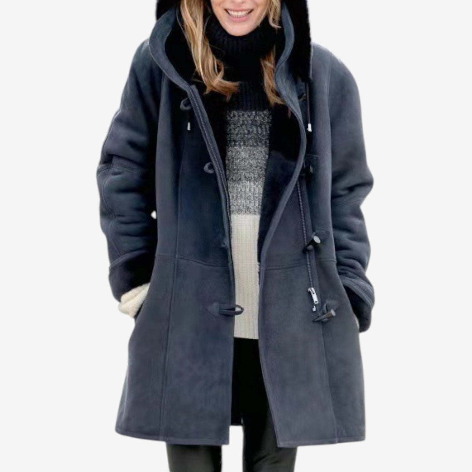Courey™ Hooded duffle coat